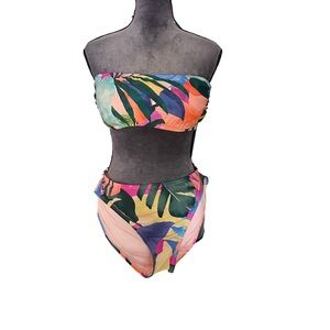 Paradise‎ Beach Club Tropical Bikini NWT